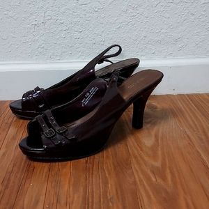 Maurices size 11 brown heels
